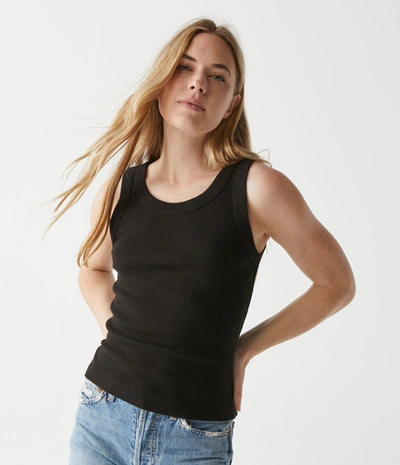Michael Stars Mina Cropped Tank In Cherry