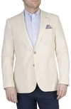 TAILORBYRD TAILORBYRD SOLID NOTCH LAPEL LINEN BLEND SPORT COAT