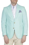 TAILORBYRD TAILORBYRD SOLID NOTCH LAPEL LINEN BLEND SPORT COAT