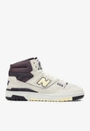 NEW BALANCE 650 HIGH-TOP LEATHER SNEAKERS