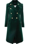 PIERRE BALMAIN Cotton-blend velvet double-breasted coat