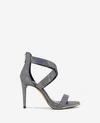 Kenneth Cole Women's Brooke Crisscross Strappy High Heel Sandals In Black,multi Micro