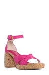 DONALD PLINER BLOCK HEEL SANDAL