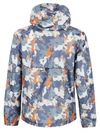 K-way Cleon Ripstop Graphic Man Jacket Slate Blue Size S Polyester In Multicolour
