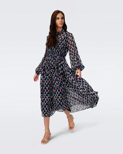 Diane Von Furstenberg Dvf In Blue