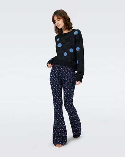 Diane Von Furstenberg Dvf In Tarot Blue Ocean Blue