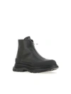 Alexander Mcqueen Alexander Mc Queen Tread Slick Ankle Boots In Black/black
