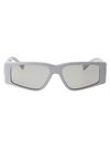 Dolce & Gabbana Dolce And Gabbana Light Grey Rectangular Men's Sunglasses Dg4453f 341887 55 In Gray
