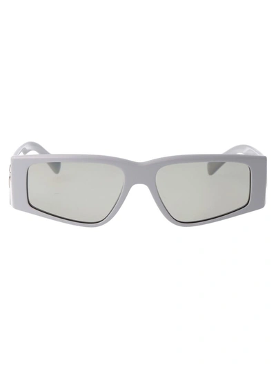 Dolce & Gabbana Dolce And Gabbana Light Grey Rectangular Men's Sunglasses Dg4453f 341887 55