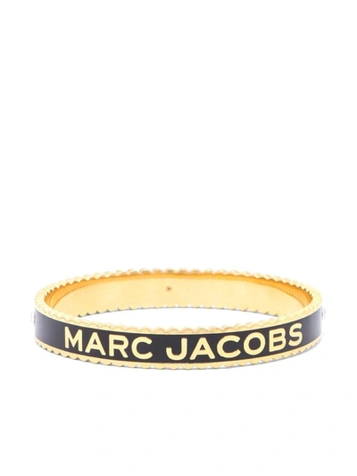 Marc Jacobs The Medallion Lg Bangle Accessories In Black