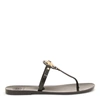 Tory Burch Mini Miller Jelly Thong Sandals In Black