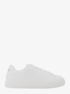 Versace White Leather Sneakers In White