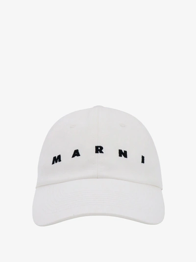 Marni Hat In White