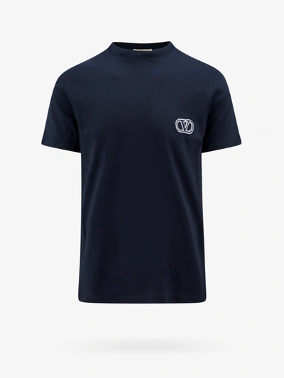 Valentino Man T-shirt Man Blue T-shirts In Blue