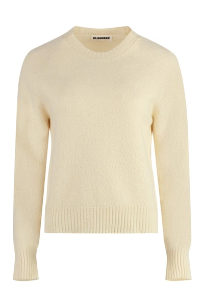 Jil Sander Women's Wool Pullover Sweater In Ivory