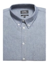 Apc Hemd A.p.c. Herren Farbe Blau In Blue