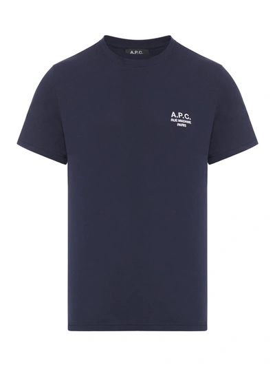 Apc Raymond  T-shirt In Cotton In Blue