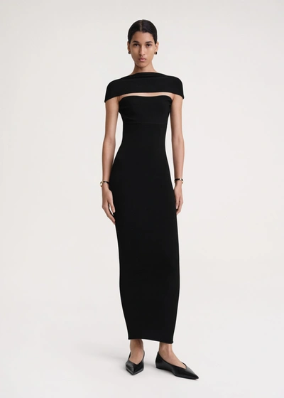 Totme Slip-through Knit Dress Black | ModeSens