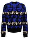 Burberry Geometric Crew Neck Intarsia Knit Sweater