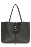 Rebecca Minkoff Megan Leather Tote Bag In Elephant