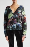 Stine Goya Nathalie Glitter Bloom-print Blouse In Glitter Bloom
