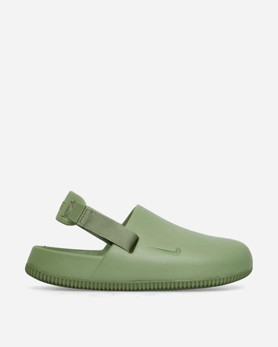 Nike Calm Mules Oil Green In Multicolor