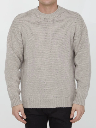 Roberto Collina Alpaca Jumper In Grey