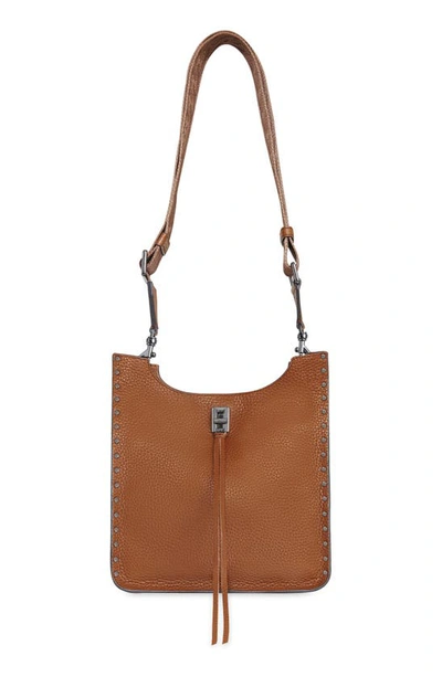 Rebecca Minkoff Darren Leather Shoulder Bag In Rocher