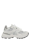 AXEL ARIGATO 'MARATHON GHOST RUNNER' WHITE LOW TOP SNEAKERS WITH REFLECTIVCE DETAILS IN LEATHER BLEND WOMAN