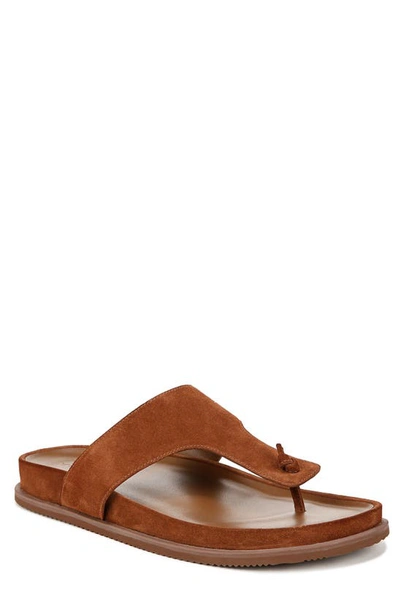 Vince Men's Diego Slip On Thong Sandals In Coriander