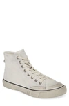 Allsaints Dumont High Top Sneaker In Chalk White