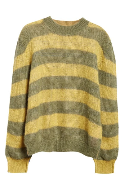 Marni Stripe-print Knit Jumper In Neutrals