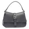 Furla Flow Mini Top Handle Bag In Black