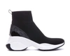 Michael Michael Kors Zumma Sock-style Sneakers In Black