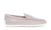 Tod's Man Loafers Cream Size 7.5 Leather In Beige