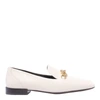 Tory Burch Jessa Leather Loafers In White