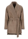 Salvatore Santoro Leather And Shearling Jacket In Beige