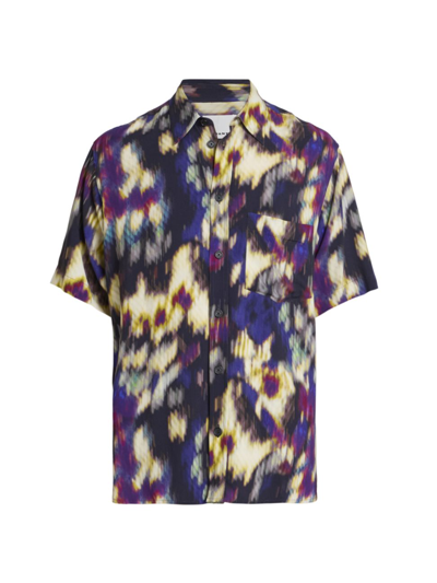 Isabel Marant Vabilio Multicolor Viscose Shirt In Multicolour