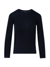 Akris Silk Cotton Seamless Rib Fitted Sweater In Black
