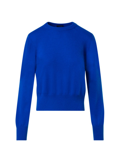 Akris Short Cashmere Jumper In Ink