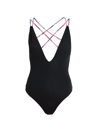 PUCCI WOMEN'S CRISSCROSSED ONE-PIECE SWIMSUIT