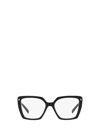 Prada Square-frame Glasses In 1ab1o1 Black