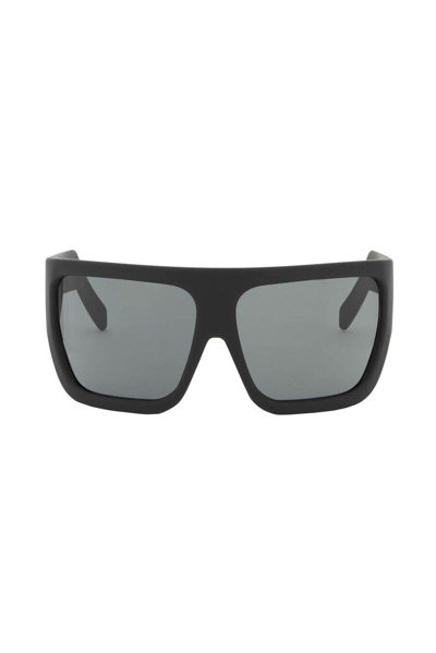 Rick Owens Square-frame Sunglasses Sunglasses In Black Temple