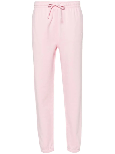 Mc2 Saint Barth Logo-embroidered Cotton Track Pants In Pink