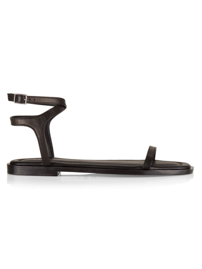 A.emery Viv Leather Sandals In Black