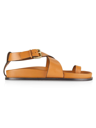 A.emery Women's Dula Leather Open-toe Sandals In Deep Tan