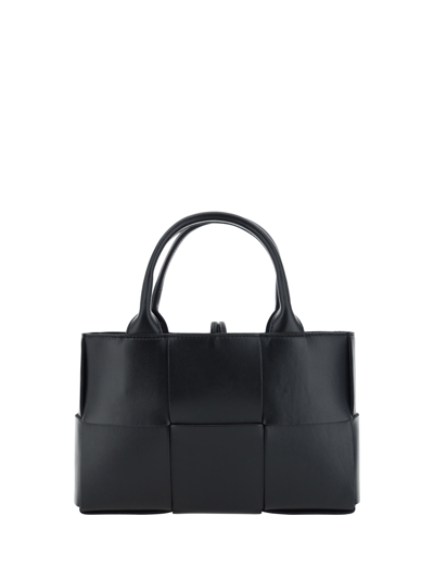 Bottega Veneta Arco Tote Handbag In Black-gold
