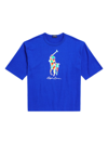 Polo Ralph Lauren Big Pony Jersey T-shirt In Sapphire Star