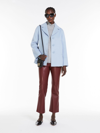 Max Mara Wool And Cashmere Polo-neck Sweater In Light Grey