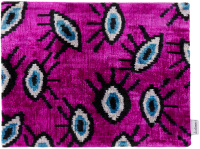 Les-ottomans Pink Eye Cushion Case
